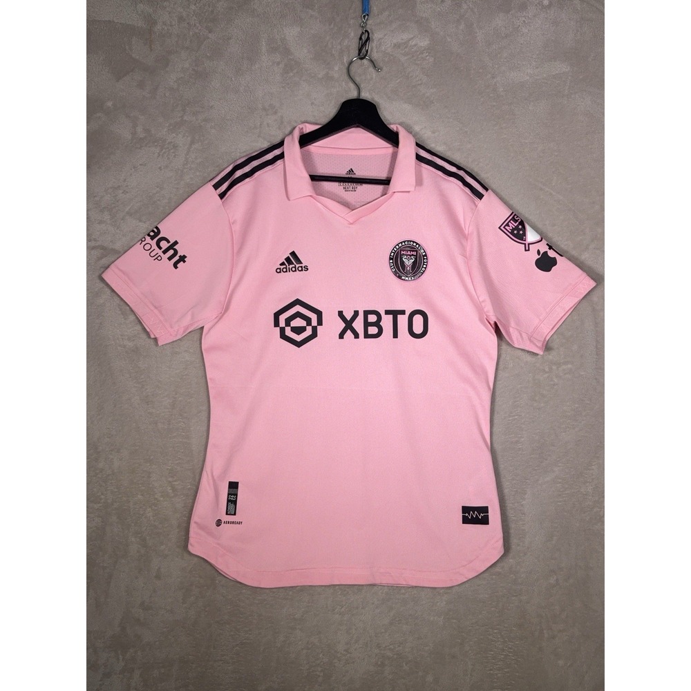 Adidas Inter Miami CF Soccer Jersey Kit Home Mens XL Pink Messi 10 MLS